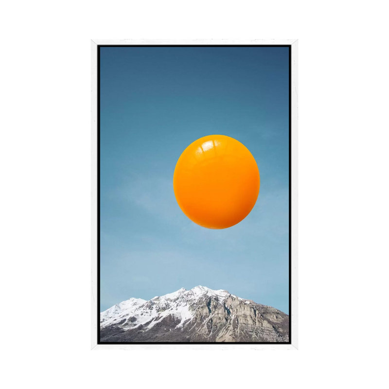 Sunrise by Kiki C Landon - Print on Canvas, 66.04cm H x 45.72cm W x 3.81cm D, White Framed