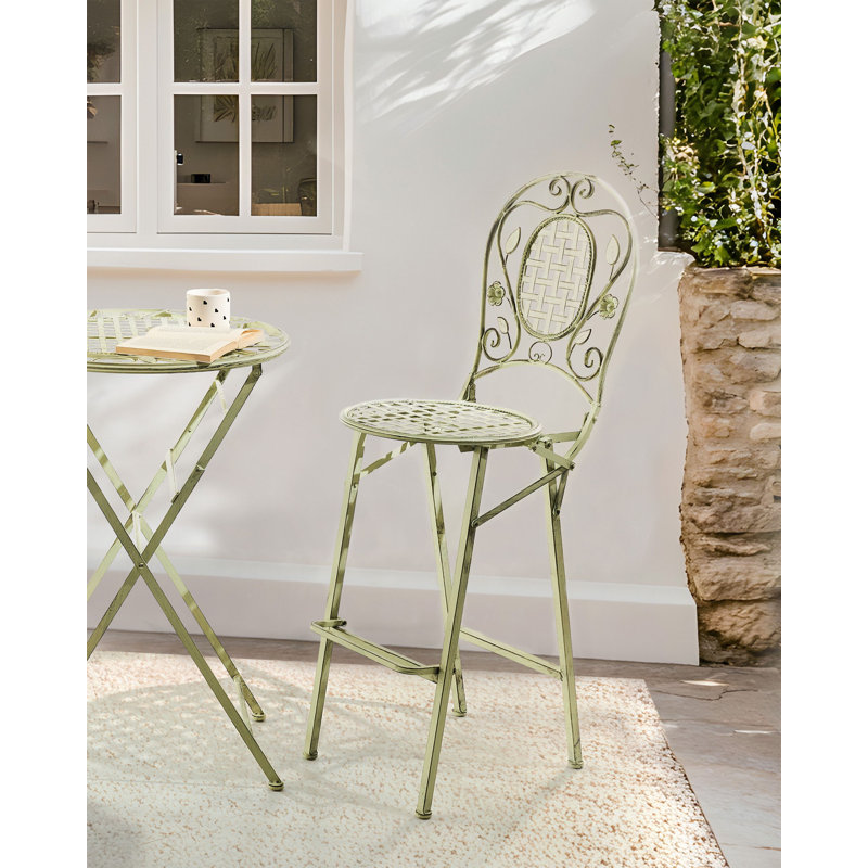Bivio Iron Outdoor 75cm Bar Stool