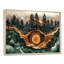 Paysage de forêt de pins Giahna sur l'horizon émeraude I - forêt, art mural-1631071849-1631071854-1871803942
