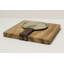 Porte-serviette floral en bois