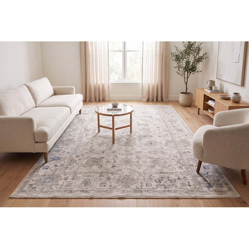 Dharma Floral Rug, Rectangle 6'7" x 9'6"