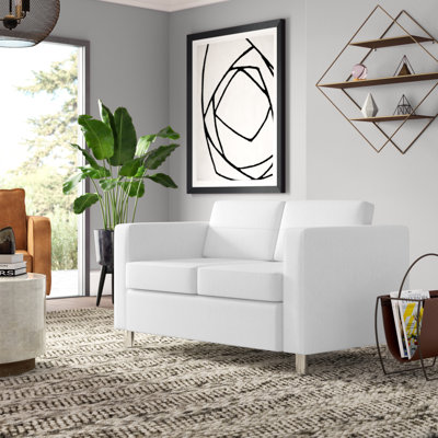 Desantiago 51.5'' Faux Leather Loveseat