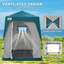 Tente de douche portative de camping, tente de changement d'intimité Pop-Up-112405884