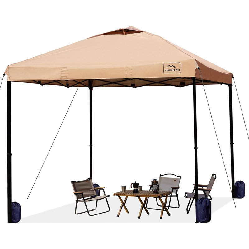 Tente pop up commerciale pour 12 personnes, Kaki