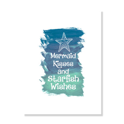 «Rolled Meridian Kisses and Starfish Wish», impression sur papier