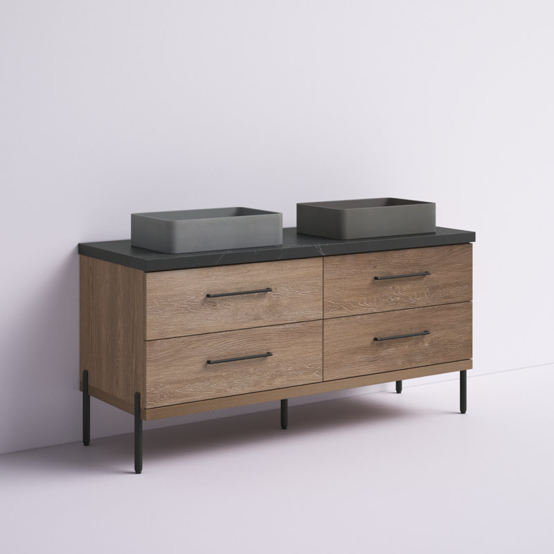 Ensemble de meuble-lavabo double 60 po Horgeford