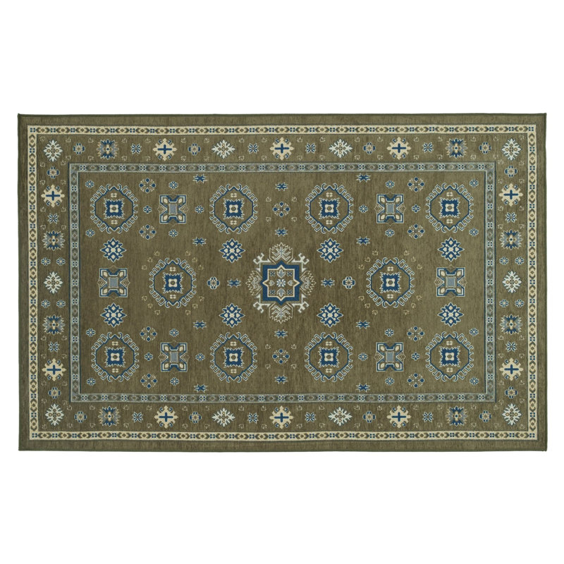 Star Slim Washable Rug, Rectangle 5'3" x 7'10"