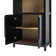 Sitarski Modern Arched Bookcase with Statement Cabinet