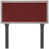 Rouge brique / Argent