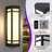 15"H Dimmable RGB Iron Outdoor Wall Light with Remote&App