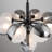 Bolla - 13-Light Chandelier - Black