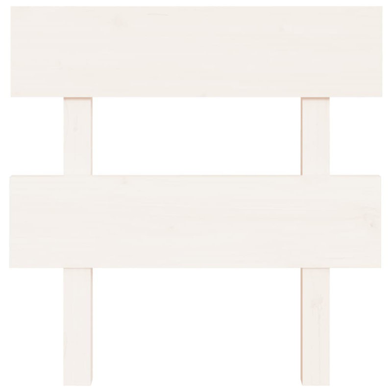Clovis Solid Wood Headboard, 81 x 93.5 cm, White