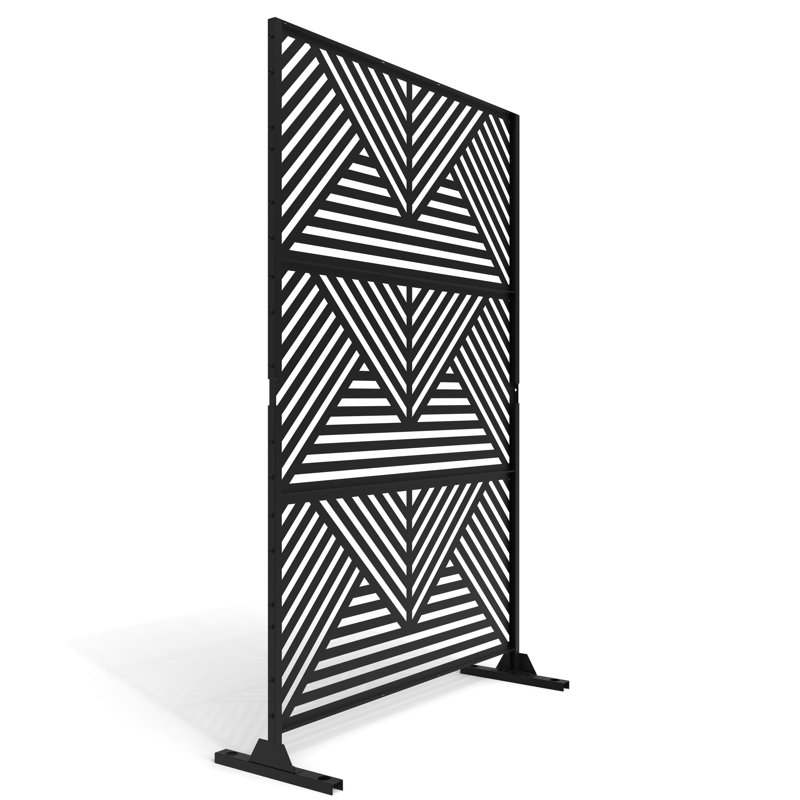 Helary Outdoor Privacy Screen, Black