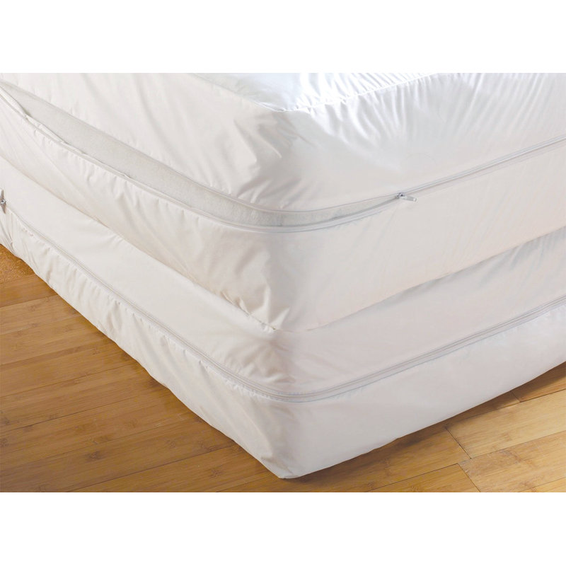 Protège-matelas à fermeture à glissière hypoallergénique Acuna, Simple