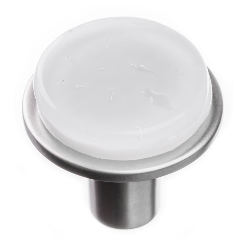 Mushroom Cabinet Knob, Satin Nickel