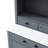 83.7Inch Tall Kitchen With Faux Marble, 5 Drawers And Adjustable Shelf, Gray Space Saving Cabinet For Pantry Marble Countertop, Tall, Shelf Organized-1965352058