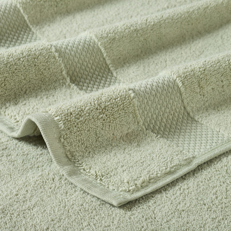Splash 100% Cotton Zero Twist Towel Set, Bath Towels, Hand Towels & Washcloths, 550 GSM Soft Absorbent Towels for Bathroom, Spa & Daily Use, OEKO-TEX Certified, 5 Pack, Dark Sage