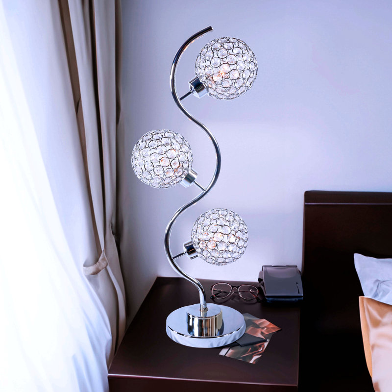 Lampe de table en cristal Elegant