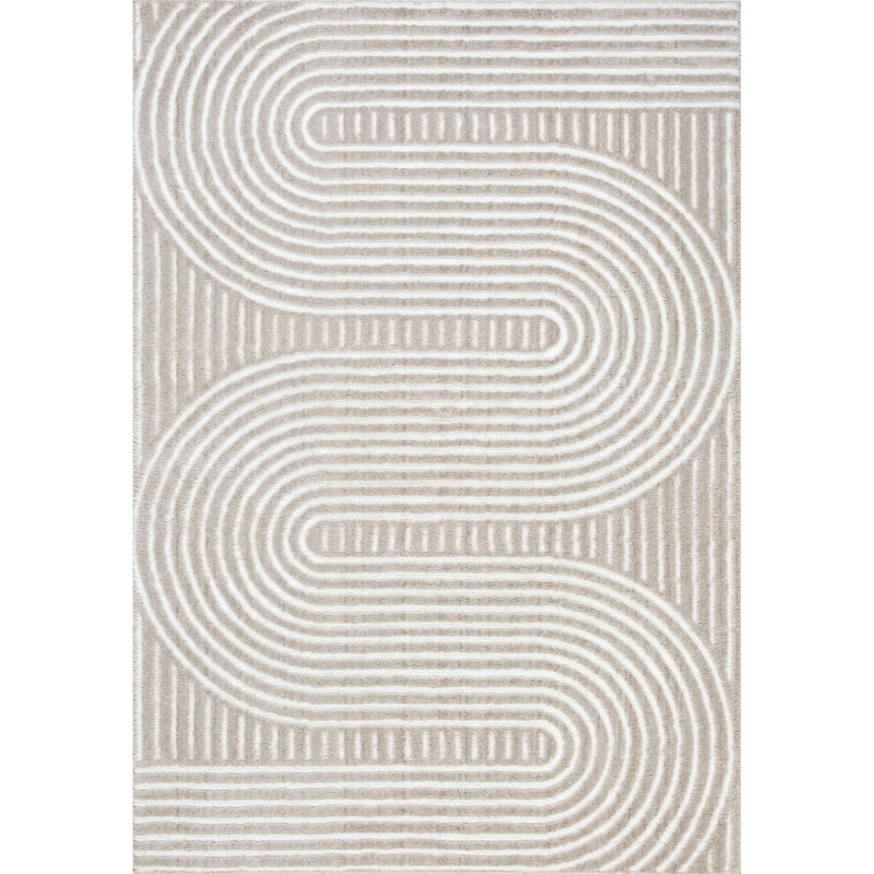 Ripple Power Loomed Indoor Rug, Rectangle 5'3" x 7'3"