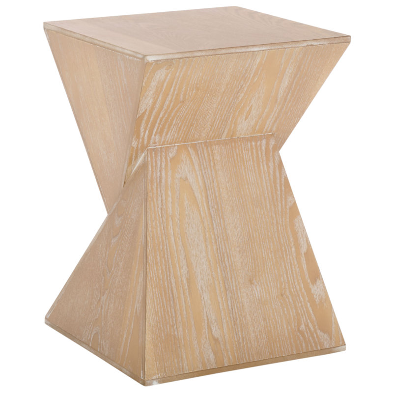 Table de bout Rahan, Blanc décoloré