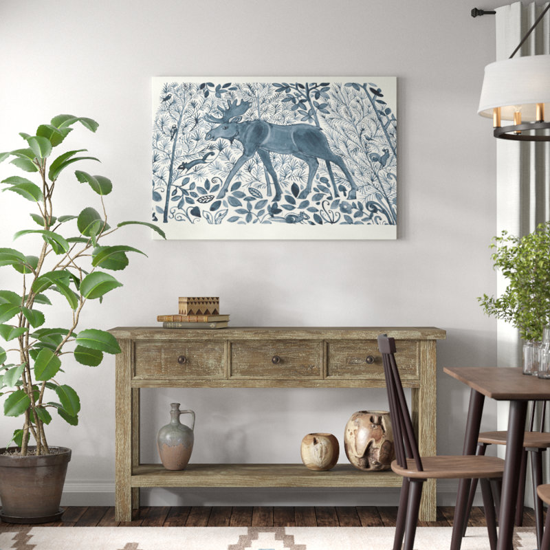Reproduction d’art sur toile, "Forest Life VI" par Miranda Thomas, H 32 po x l 48 po