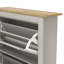 Limestone 2 Flip Door Shoe Storage Cabinet-1558974625