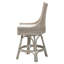 Tabouret de comptoir pivotant en rotin avec coussin Bali - Pari Bella - Bali-90092384