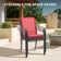 8 Person Patio Dining Set with 53" Round Metal Dining Table and 8 Stackable Textilene Chairs