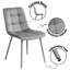Wooden Brown Dining Table with Bench and 4 Velvet Chairs  Dining Room Furniture-381539724