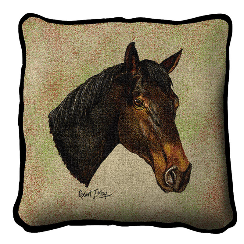Coussin en coton Thoroughbred