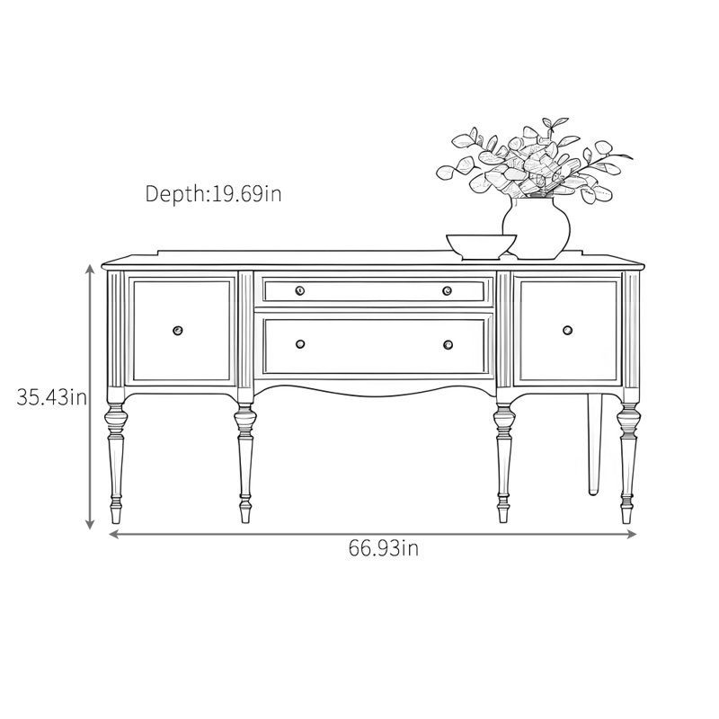 Black Simplicity Sideboard