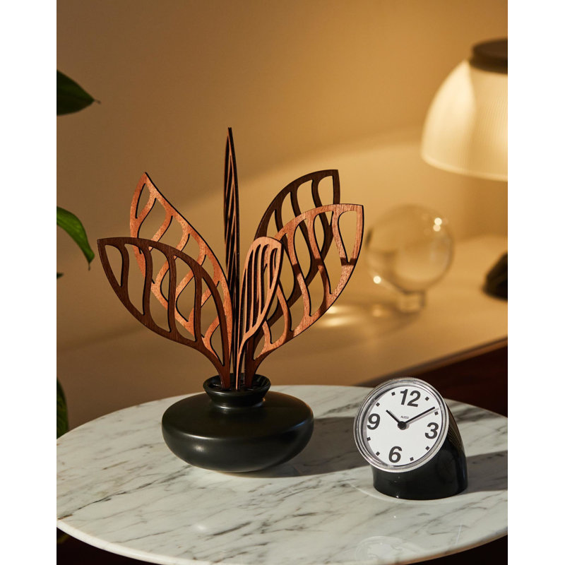Mahogany Leaf Reed Diffuser with Black Base