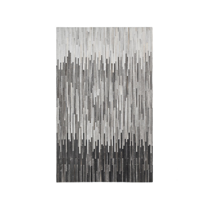 Cowhide Striped Indoor Rug