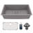 Karran Quartz 32-1/4'' X 19-1/4'' Large Single Bowl Undermount Kitchen Sink Kit-61825468