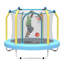 Trampoline polyvalent pour enfants avec caractéristiques de sécurité et fabrication durable-113305481