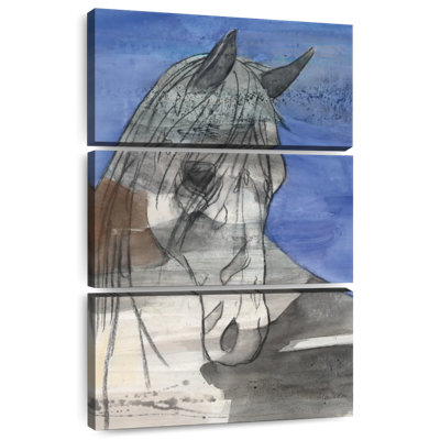 Cheval au clair de lune Brampt