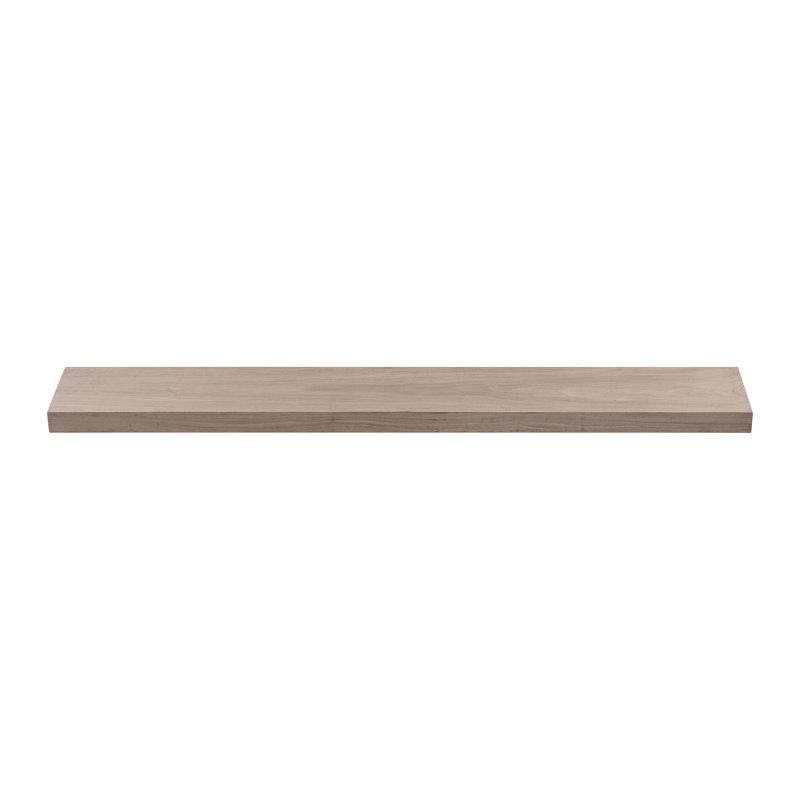 Tablette flottante en noyer Alma, 36", Non fini