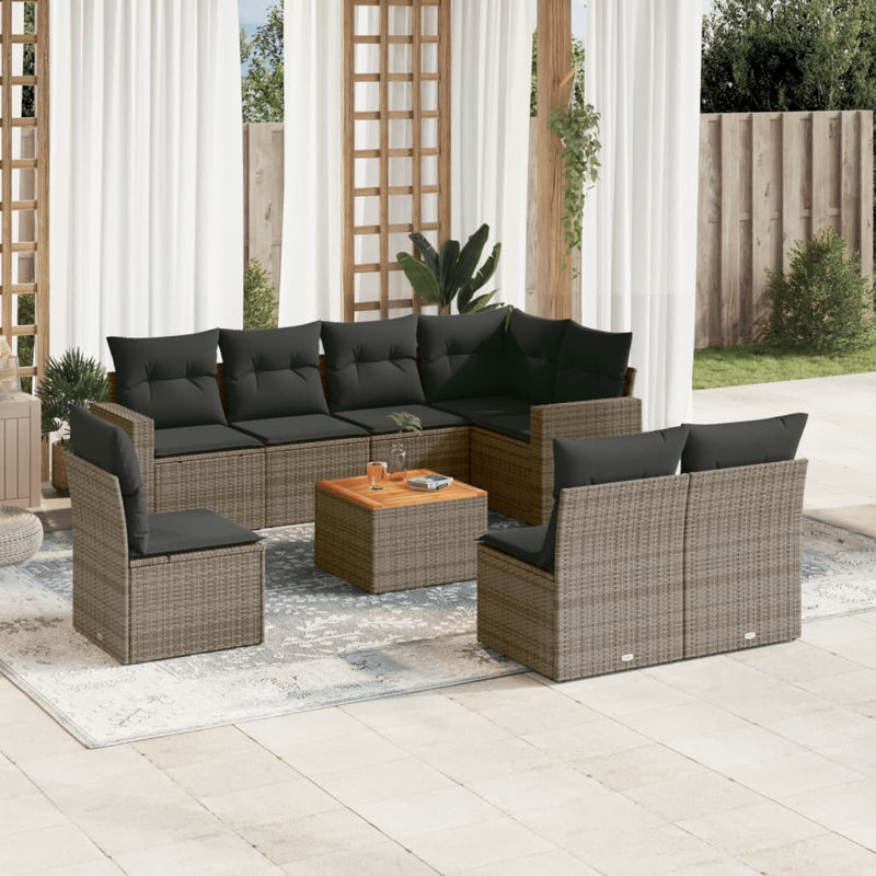 Ensemble de canapé de jardin Vidaxl