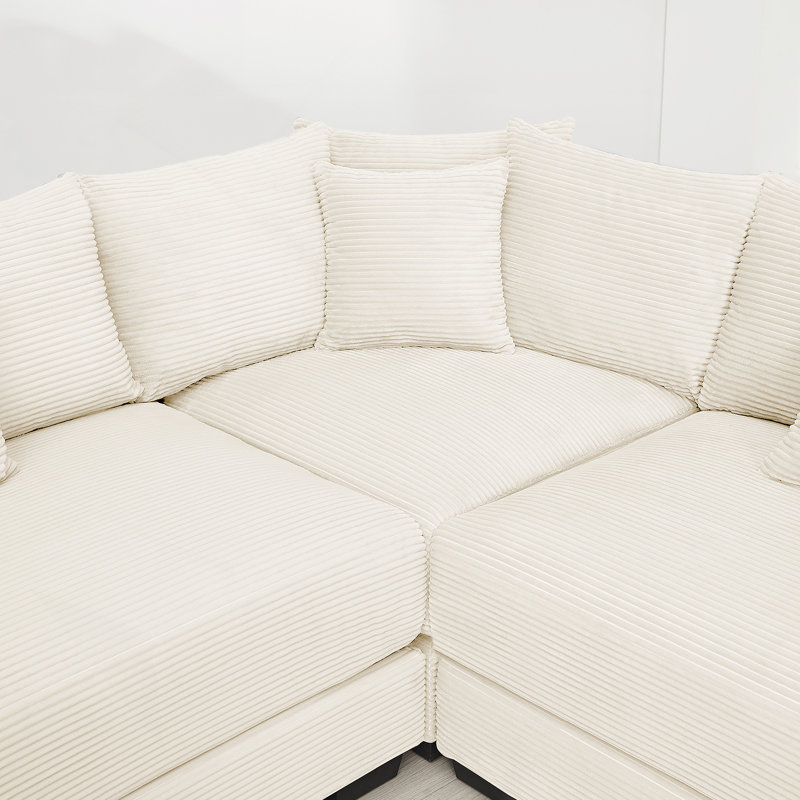 Canapé modulaire surdimensionné Cloud, Beige