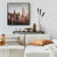 «Paint Splash City - Contemporary Cities», art sur toile encadré-119861514