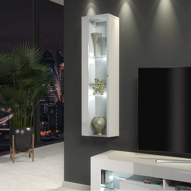 Art Display Cabinet, White