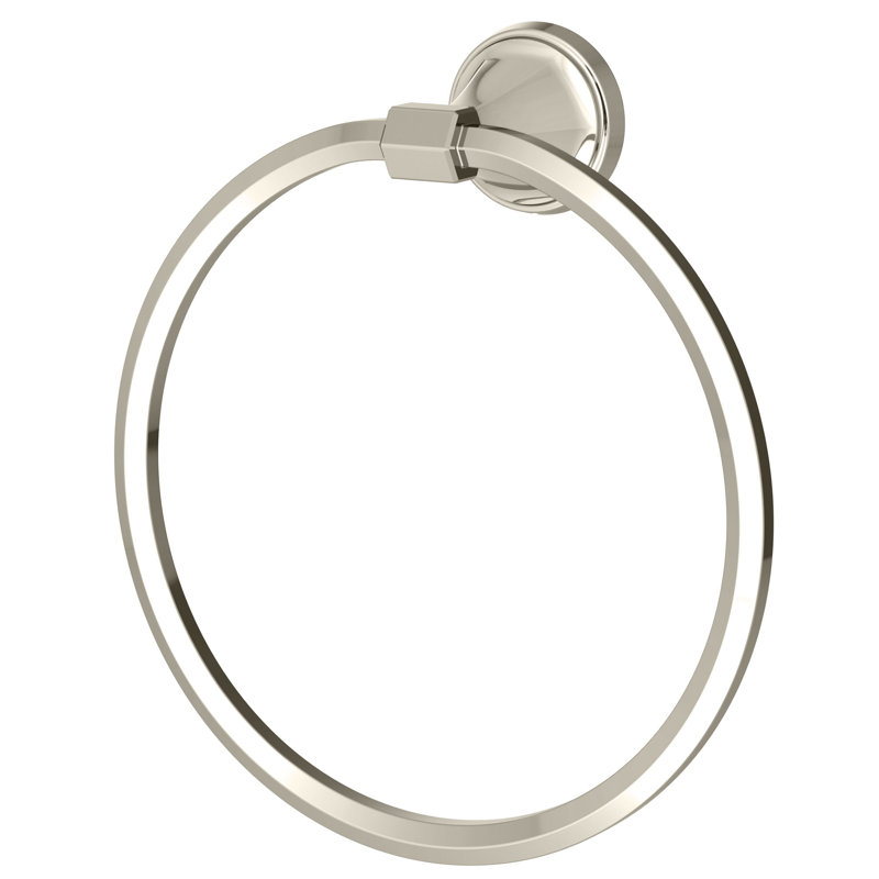 Fitzgerald Towel Ring, Platinum Nickel