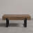 46" W x 24" D Rustic Oak Rectangular Coffee Table with Sled Steel Legs, 2 Storage Drawers & Wood Finish – Modern Industrial & Rustic Farmhouse Living Room Centerpiece