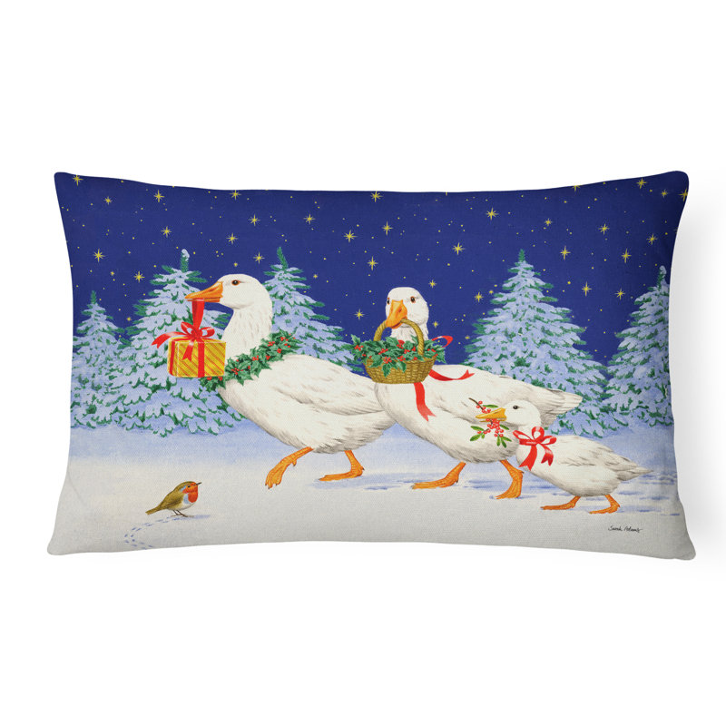  Coussin décoratif intérieur / extérieur Three Geese and Cadeaux