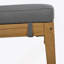 Ensemble de table et chaises d'extérieur en bois d'acacia, coussins épais-341826842