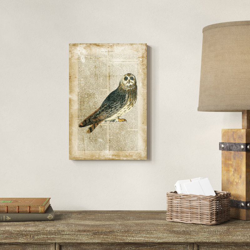 Oiseaux antiques I, H 18 po x l 12 po x P 1 po