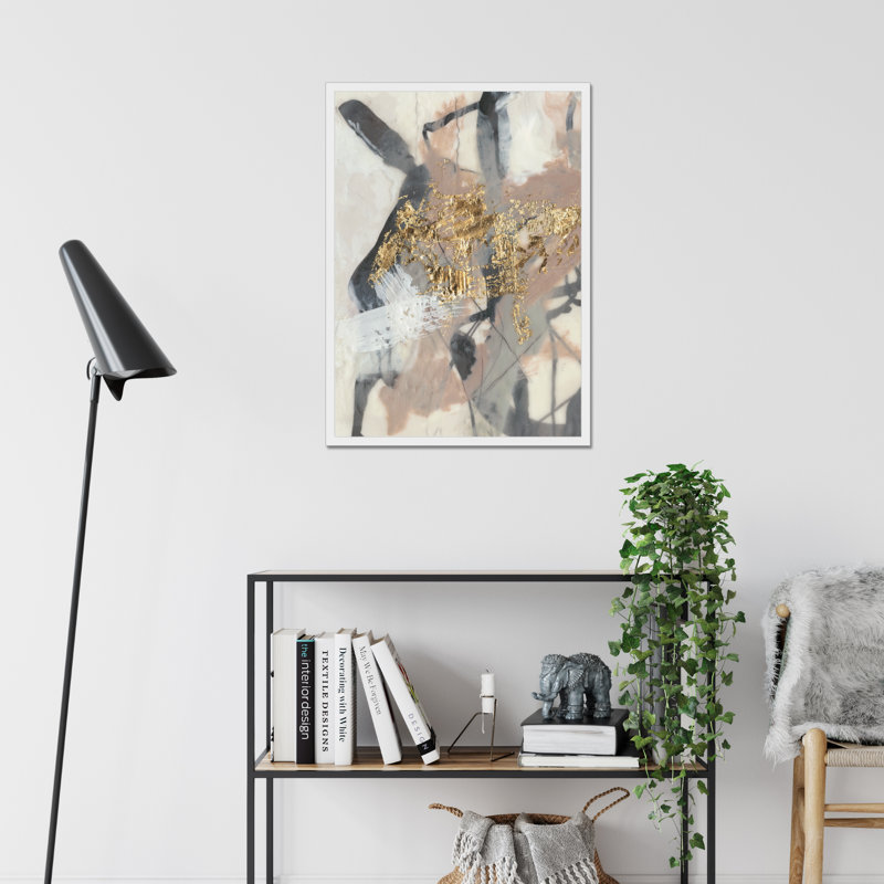 Golden Blush I by Jennifer Goldberger - Painting Print, Wrapped Canvas, 76cm H x 51cm W
