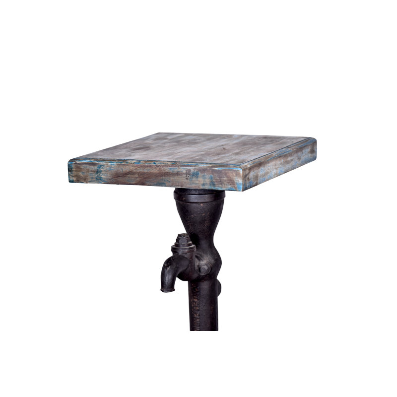 Handpump Plant Stand, Teal Finish, 20x20x39