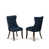 Navy Blue/Antique Walnut