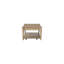 Table basse 2 tiroirs avec rangement couleur sable, style transitionnel, deux tiroirs de 49 po X P 27,66 po x H 19,18 po